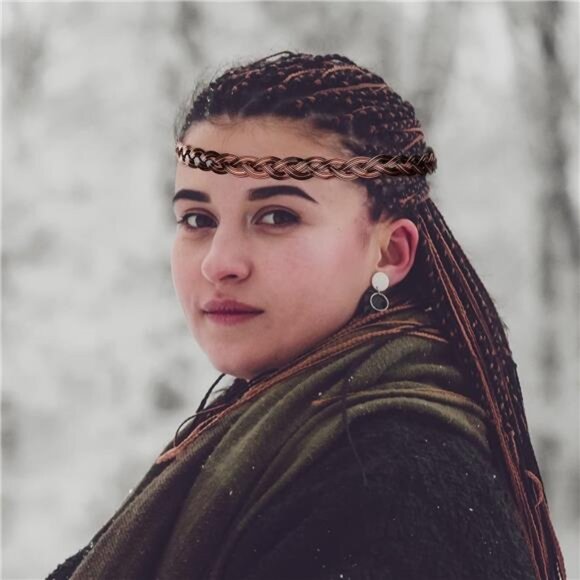 Celtic Circlet Braided Crown Fairy Cosplay Headpiece Classic vintage headband